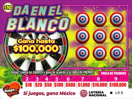 Raspadito Da en el blanco (Sorteo 317)