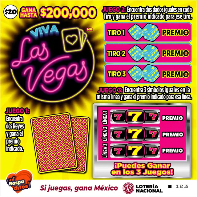 Raspadito Viva las vegas (Sorteo 320)