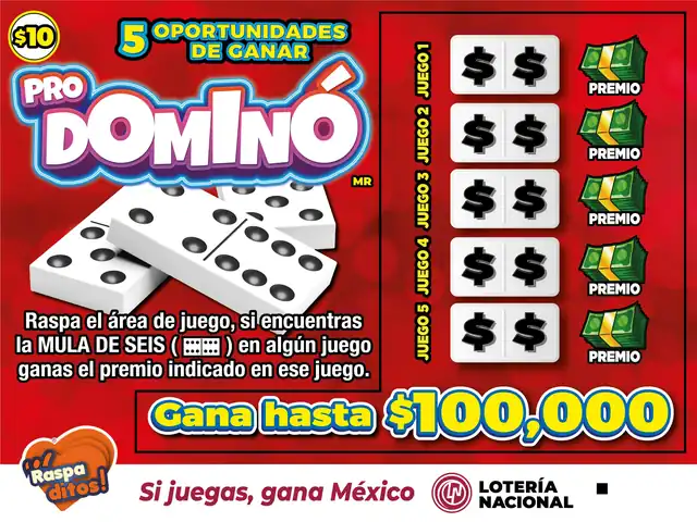 Raspadito Pro domino (Sorteo 328)