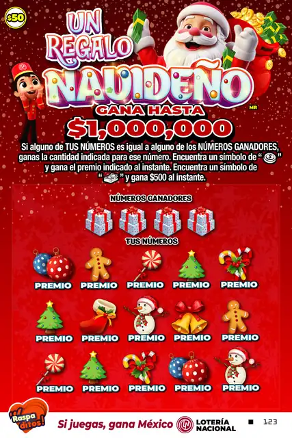 Raspadito Millonario instantáneo (Sorteo 337)