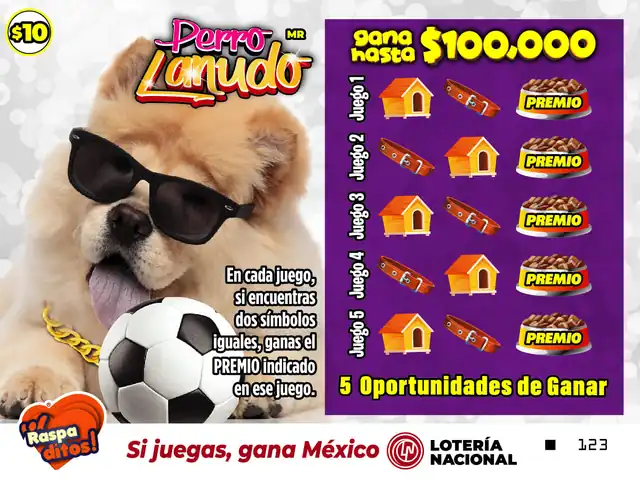 Raspadito Perro Lanudo (Sorteo 351)