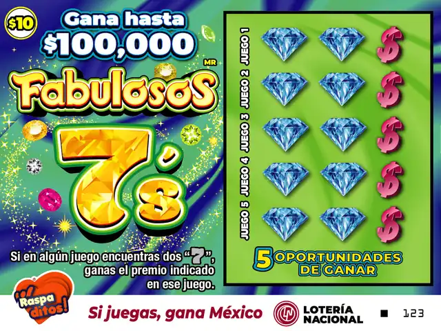 Raspadito Fabulosos 7's (Sorteo 352)