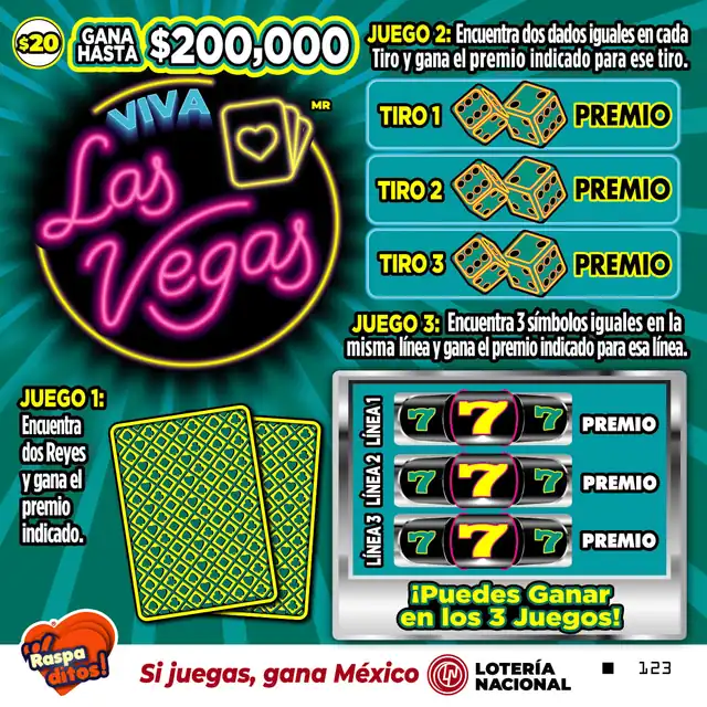 Raspadito Viva Las Vegas (Sorteo 354)