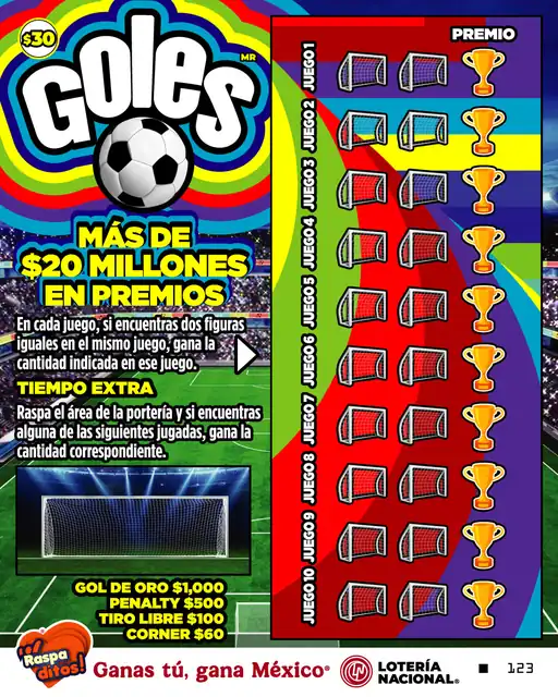 Raspadito Goles (Sorteo 356)