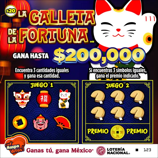 Raspadito La Galleta de la Fortuna (Sorteo 361)