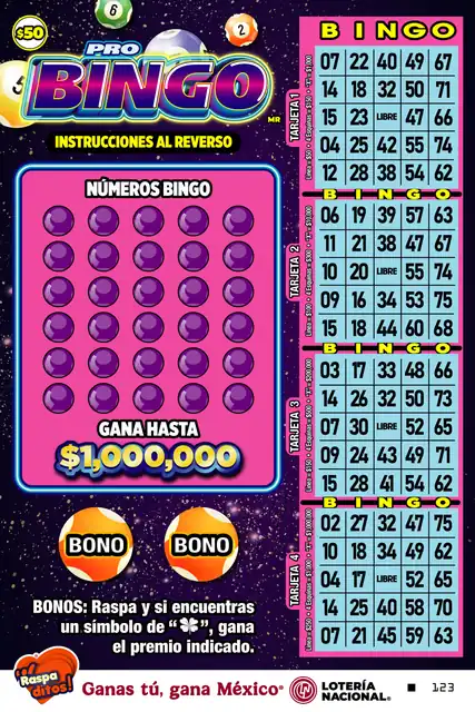 Raspadito Pro Bingo (Sorteo 366)