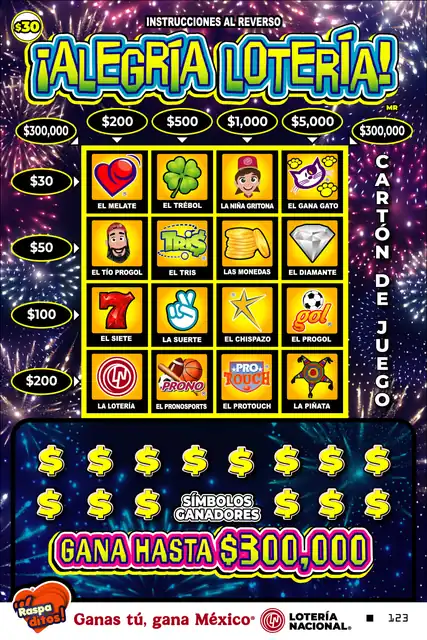 Raspadito ¡Alegría Lotería! (Sorteo 367)